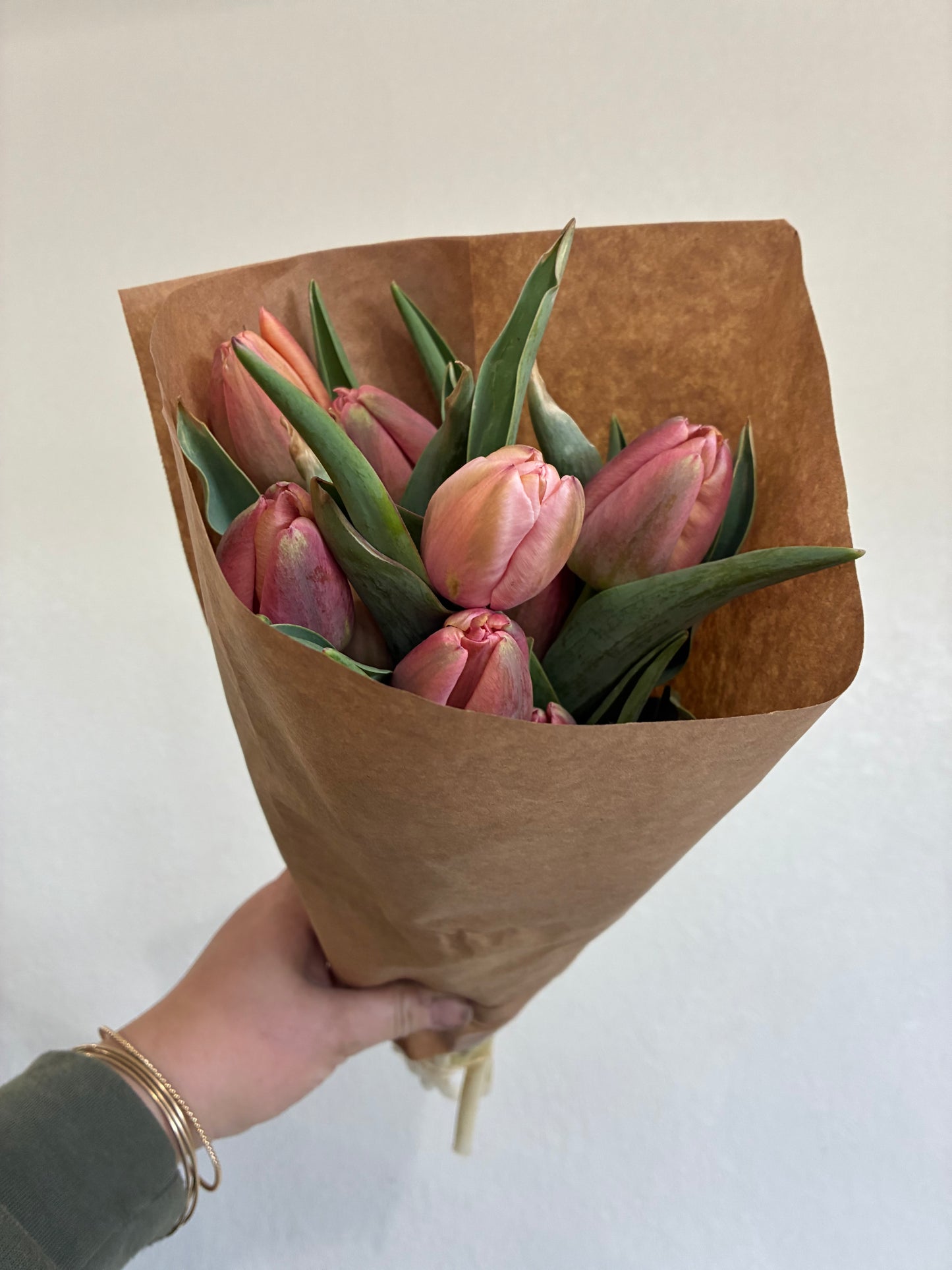Wrapped Tulip Bouquet